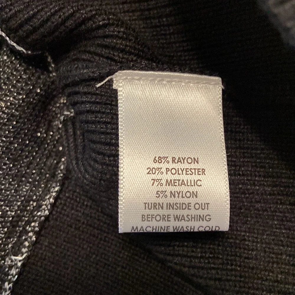 Beautiful Kim Rogers Shirt size PL brand new with tags color silver and black - Picture 12 of 12